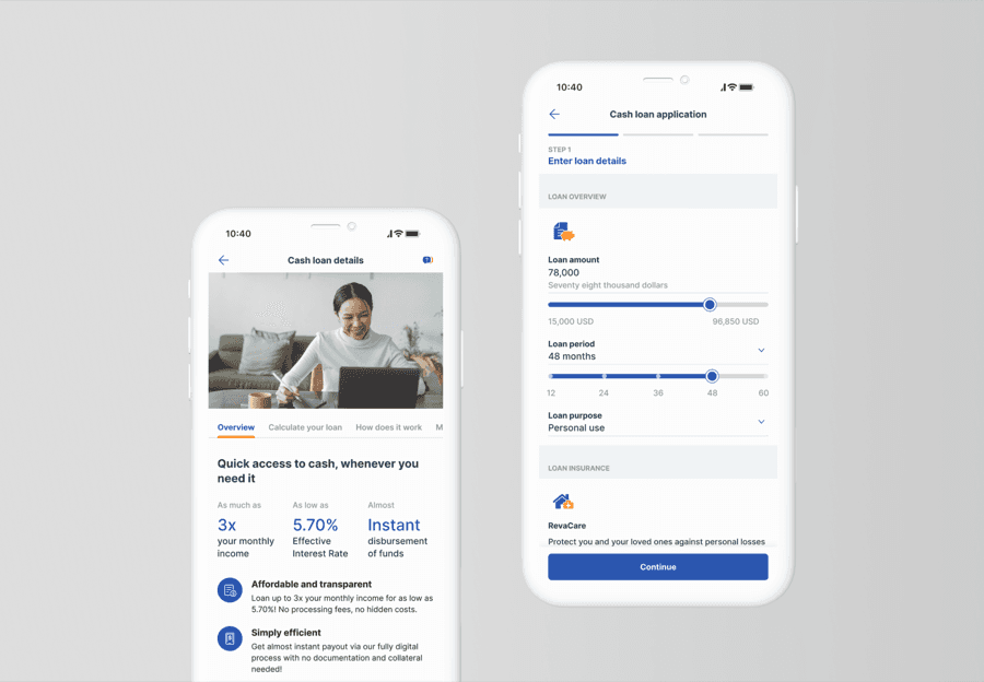 Defining a leading digital cash loan application experience for a state-owned SEA bank — project cover