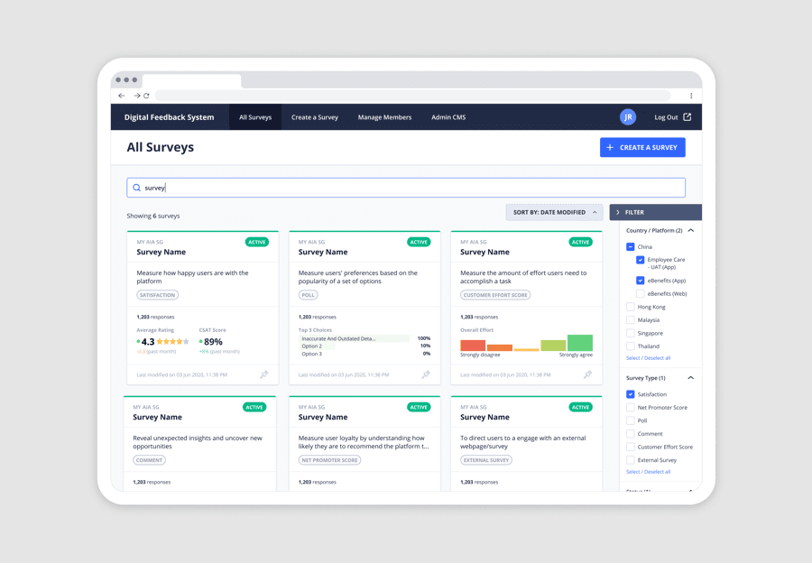 Empowering business users to measure digital platform experience — project cover