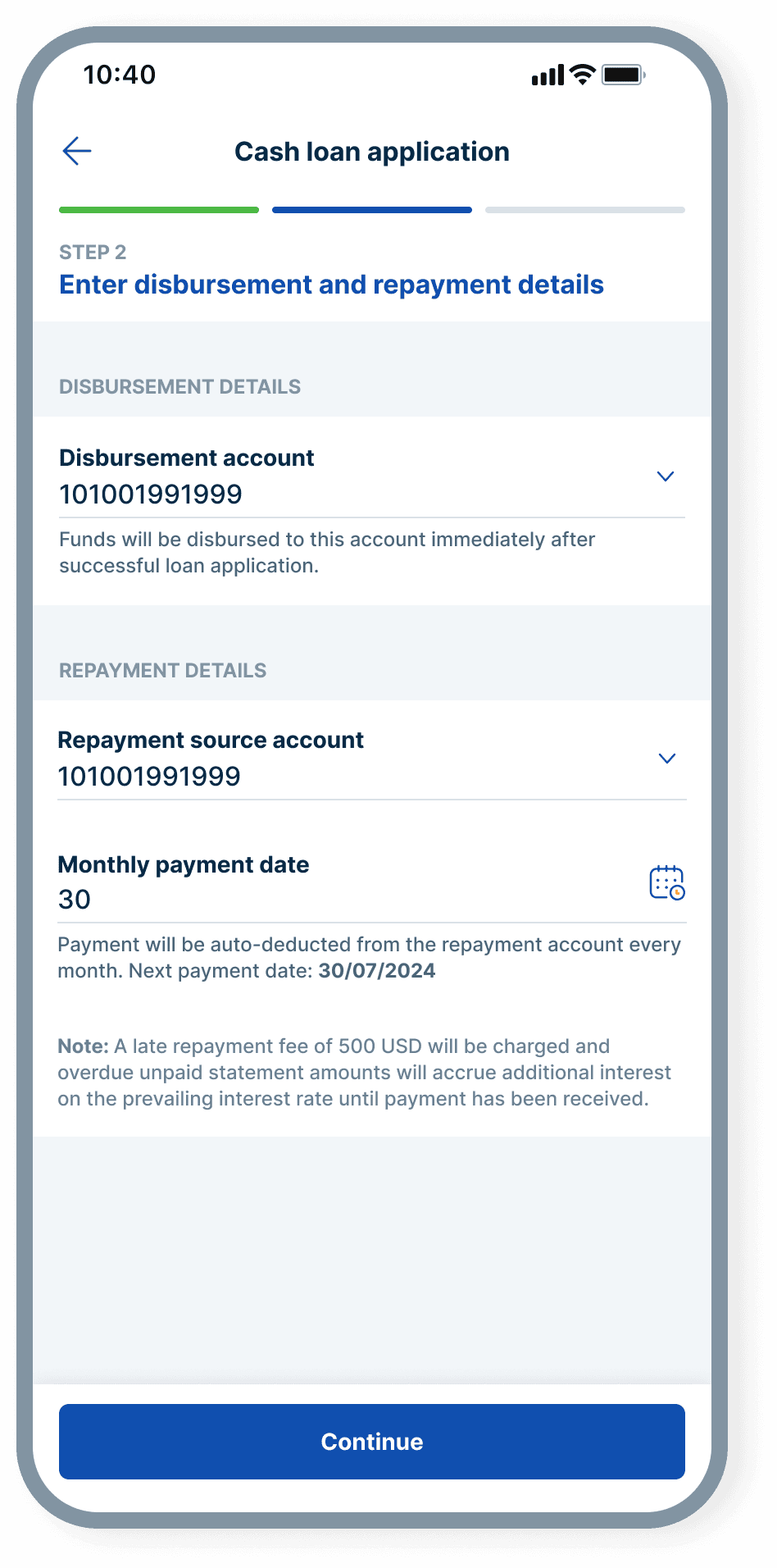 After: clear monthly deduction information